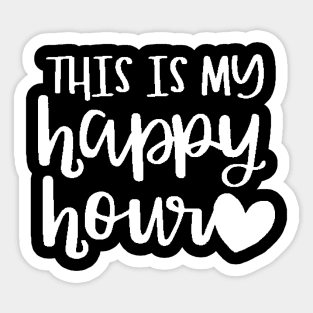 This Is My Happy Hour , Workout , Sport , Cute Gym, Gym Gift, Positive Sport , Motivational Sticker